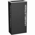 Ex-Cell Classic Kaleidoscope 17 Gallon XL Recycling Receptacle Poubelle, French / English